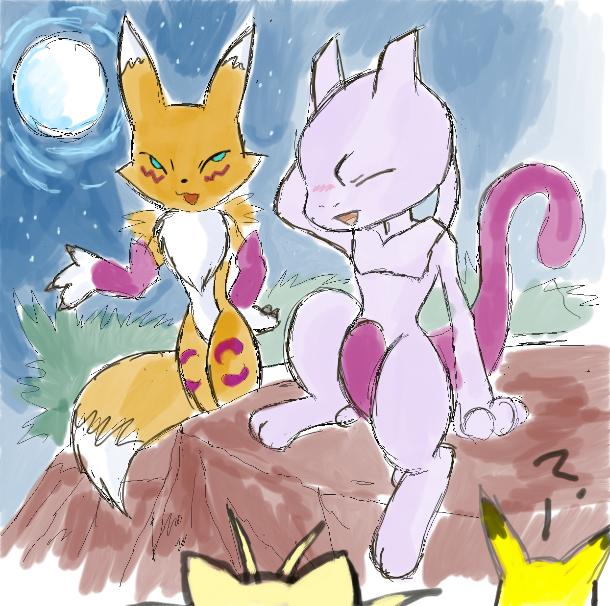 Renamon visits Mt.Quena