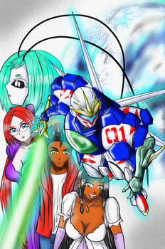 Full Metal Specter Blue - Issue 2 - Cover Art