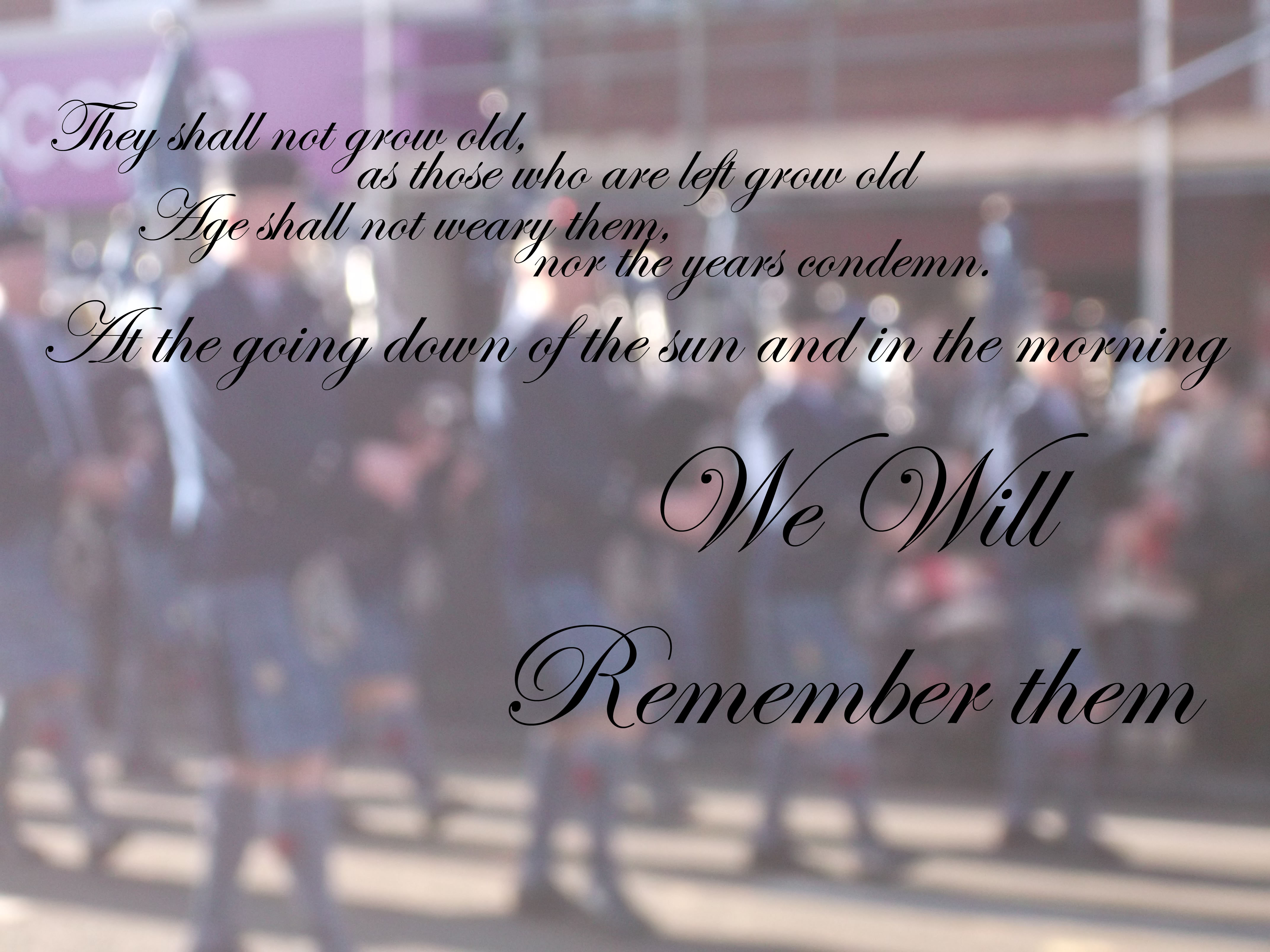 We will remember them