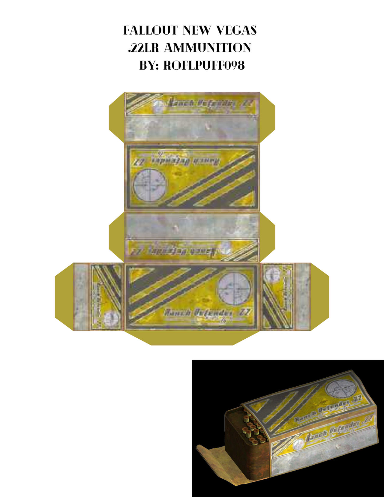 .22 LR Fallout New Vegas by roflpuff098 on DeviantArt