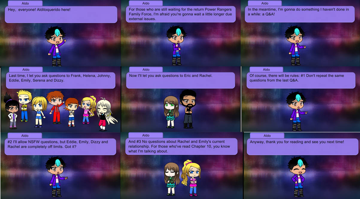 Power Rangers Family Force Q and A by alditoquerido on DeviantArt