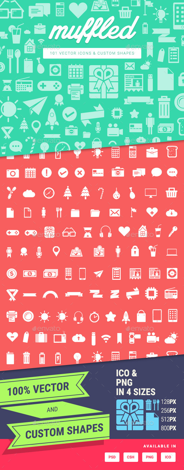 Unruffled Icon Muffled Icon Set-101 Vector Icons + Custom Shapes by Softboxindia on ...
