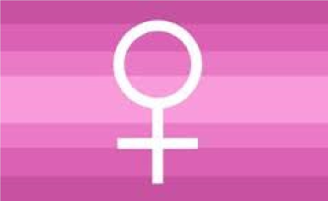 Cisgender Female pride flag [1]