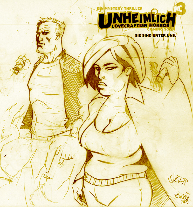 UNHEIMLICH 3 scribble