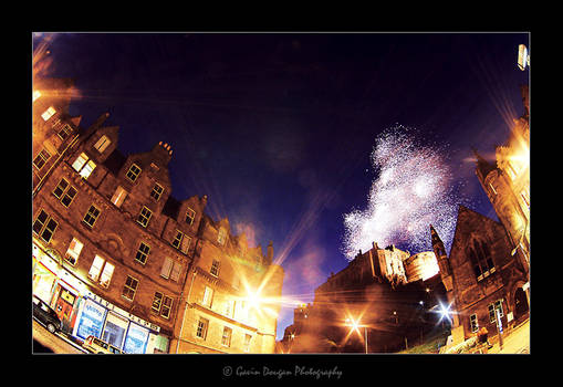 Fisheye Fireworks