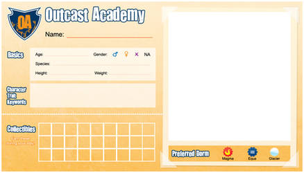 Outcast Academy Application Blank by LostSanityDCS