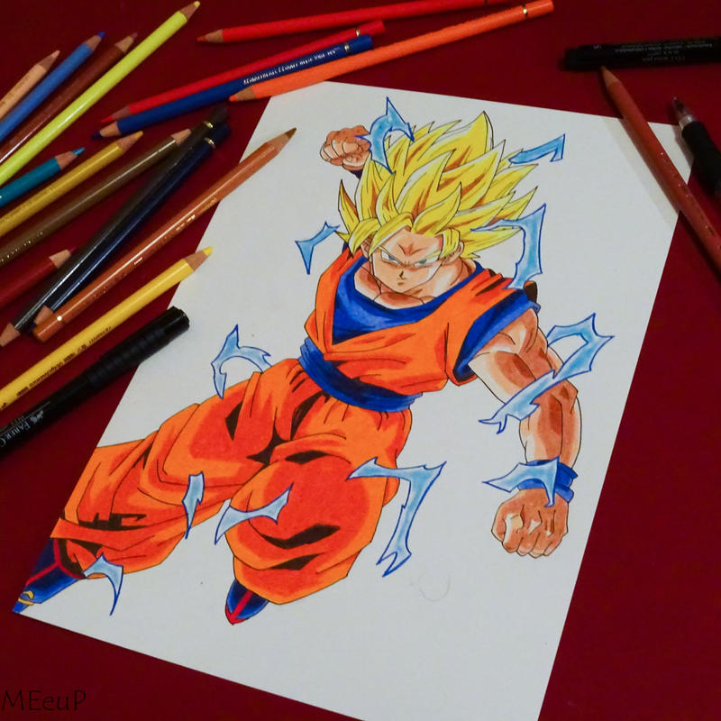 Goku Super Saiyan 2 | Dragon Ball by MiEsbozoenunPozo on DeviantArt