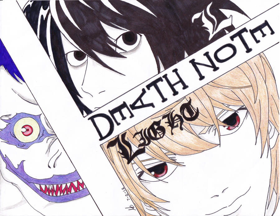 Deviantart Do Red Note Death Note by MegaAnimeArt on DeviantArt
