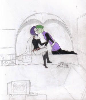 Beastboy and Raven