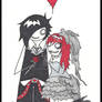 Goth Wedding Card commission