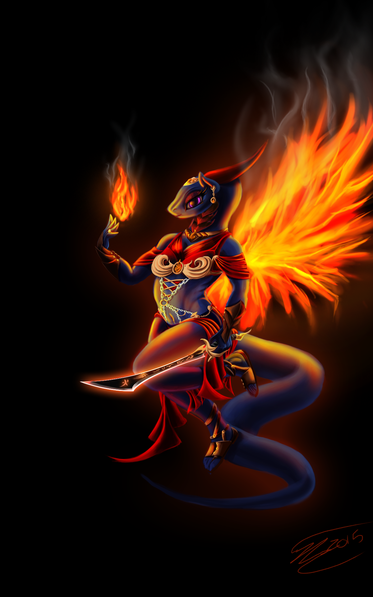 DG Master Contest - Xyuwey the Fire Dancer