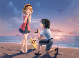Ash and Serena - The Start of Something Beautiful