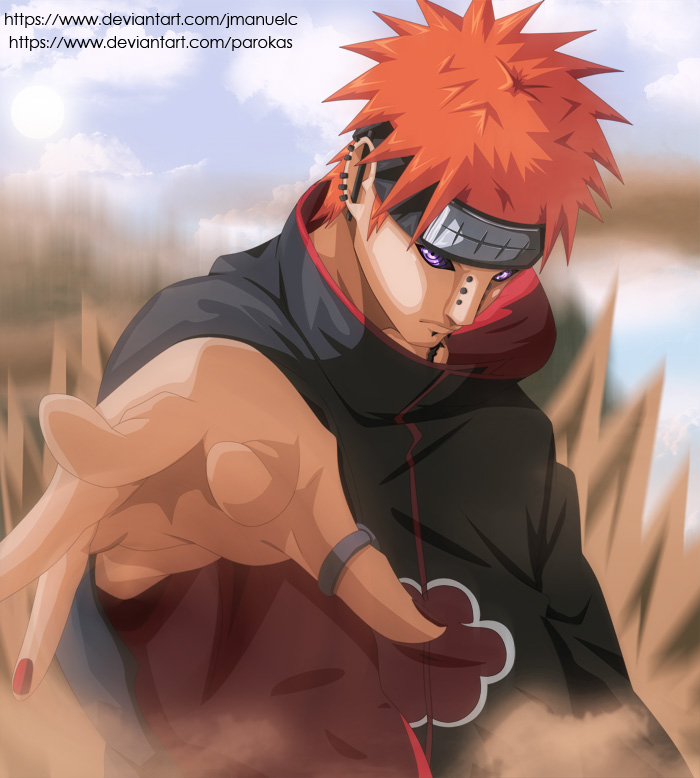 Drawing of ''Pain'' from the anime Naruto by YaboiArtLover on DeviantArt