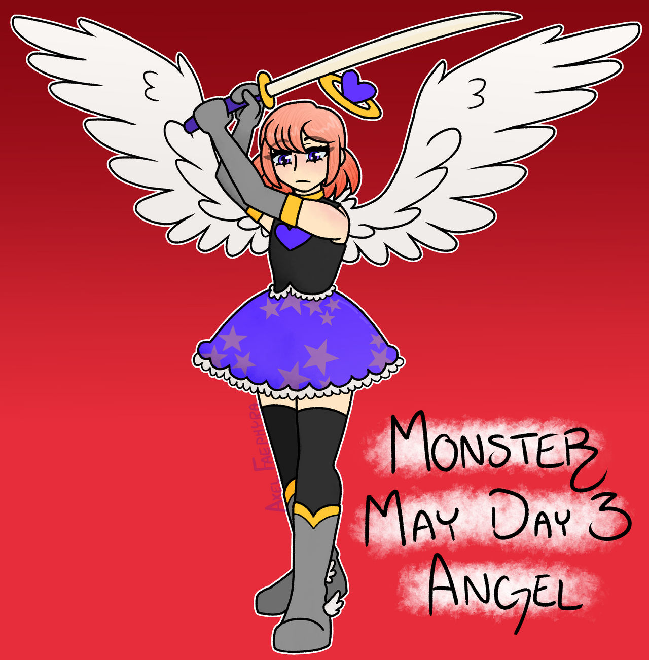 Springhell Mayday Monster May Day 3 Angel by RainbowSplashStudios on DeviantArt