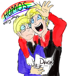 Homos everywhere- DenSu