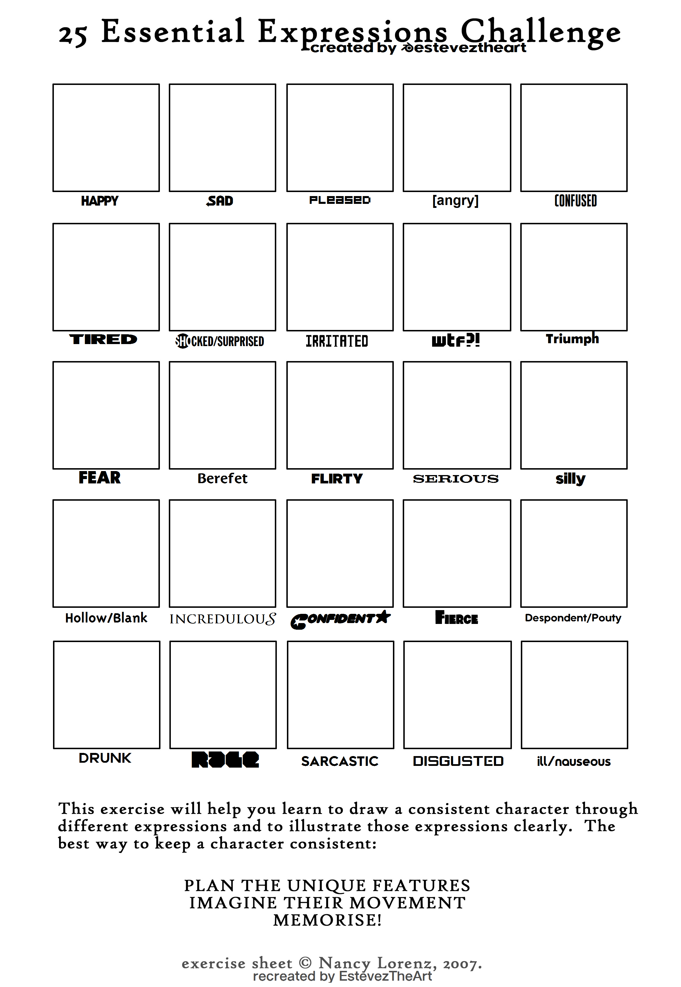 25 Expression Meme Recreation VERSION 2 by TheEstevezCompany on 25 Expression Meme Recreation VERSION 2 by TheEstevezCompany on