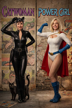 Powergirl X Catwoman