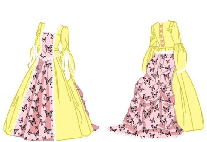 Steampunk/Neovictorian Fluttershy Gown