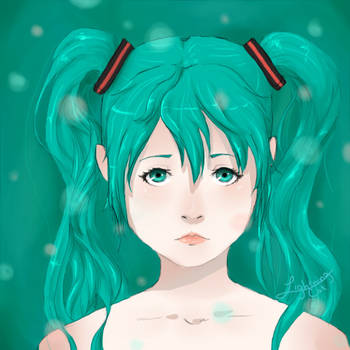 Miku Hatsune by animeforthesoul