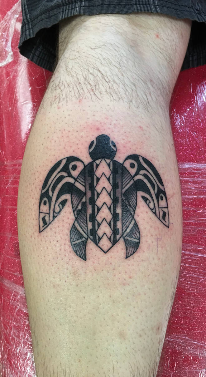 Tribal Honu by SweetTradeTattoo on DeviantArt