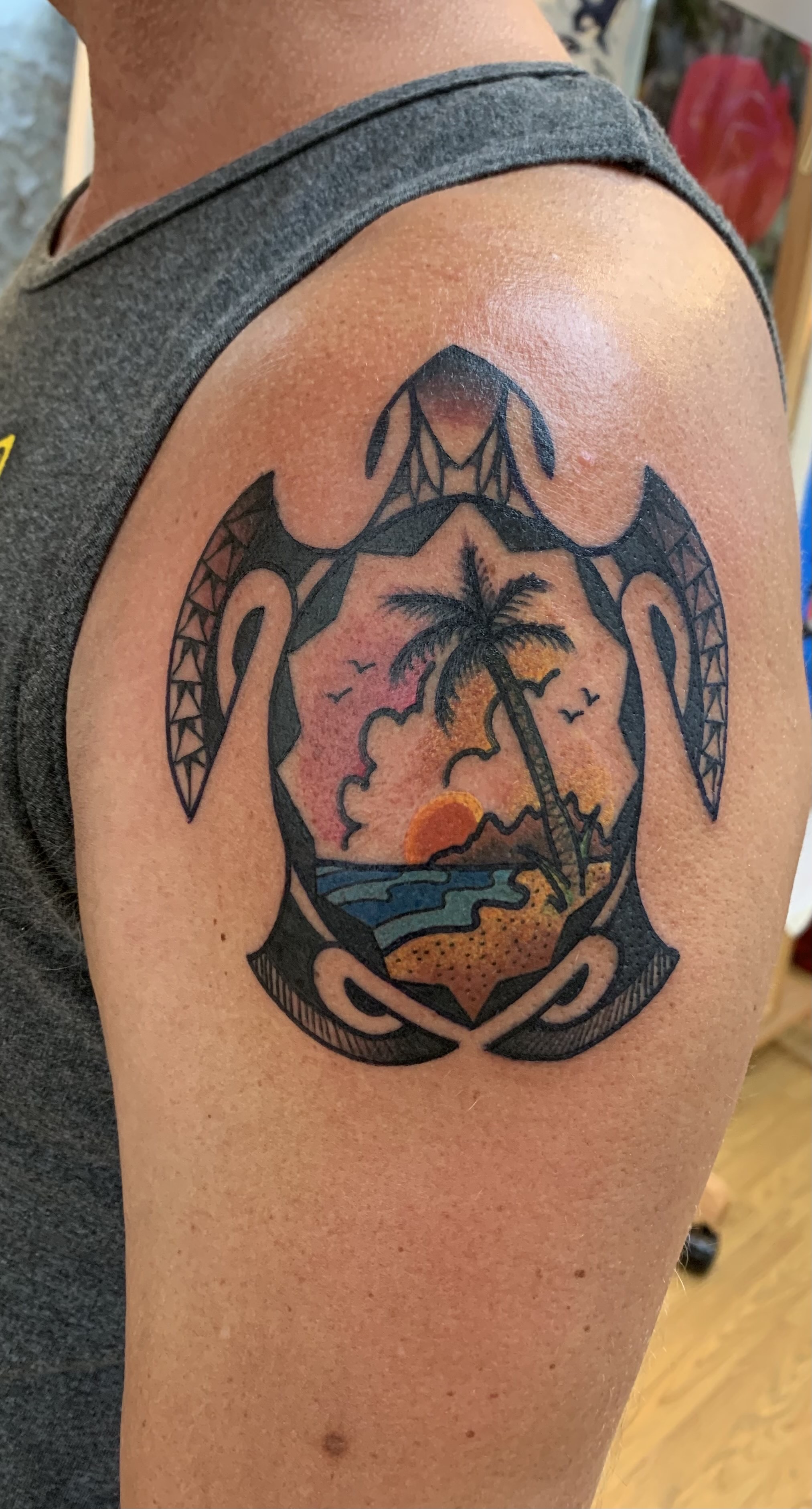 Turtle Beach Scene by SweetTradeTattoo on DeviantArt Turtle Beach Scene by SweetTradeTattoo on DeviantArt