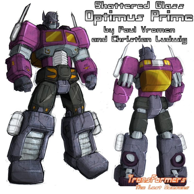 Shattered Glass Cybertronian Optimus Prime