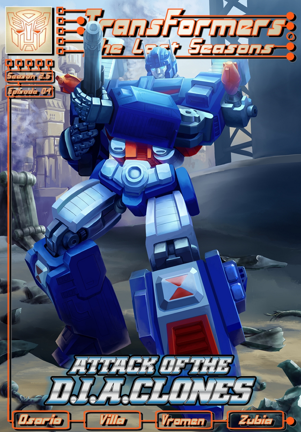 Attack of the DIAclones cover D by TF-The-Lost-Seasons