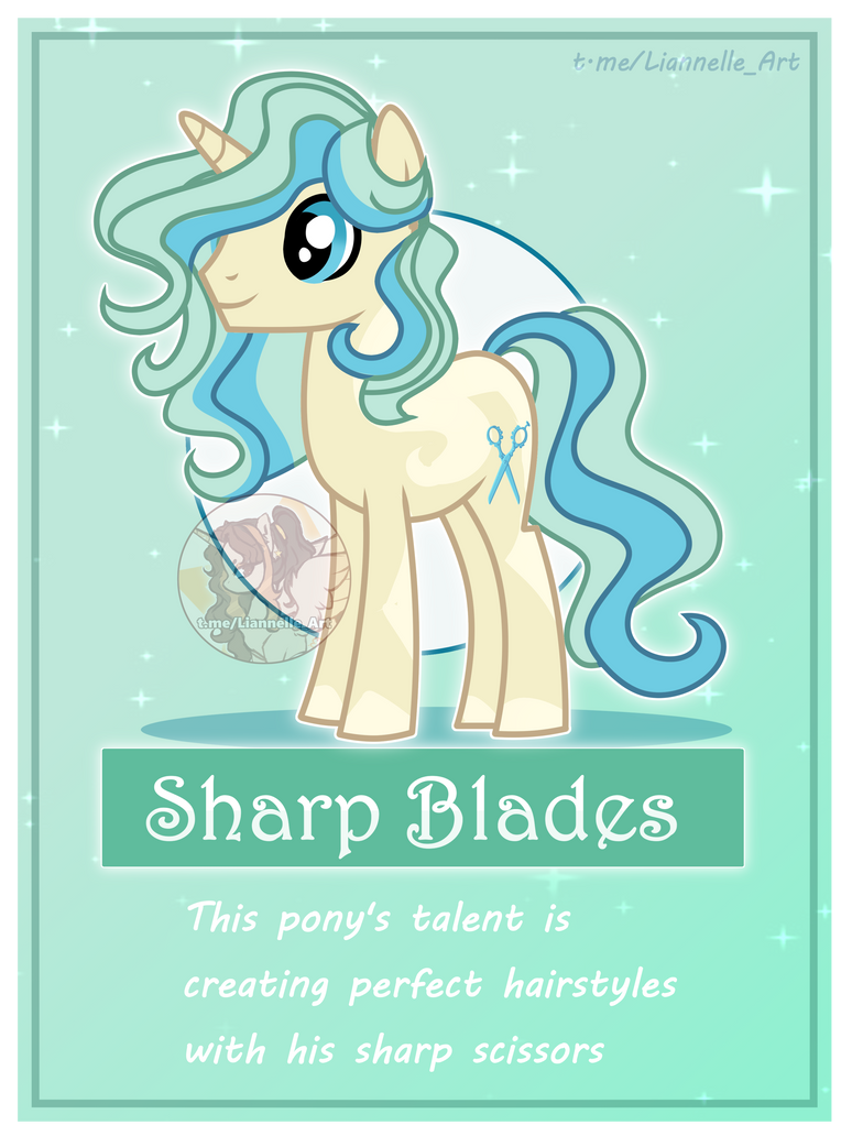 Sharp Mlp Pony Adopt - Sharp Blades by UmbraLily on DeviantArt
