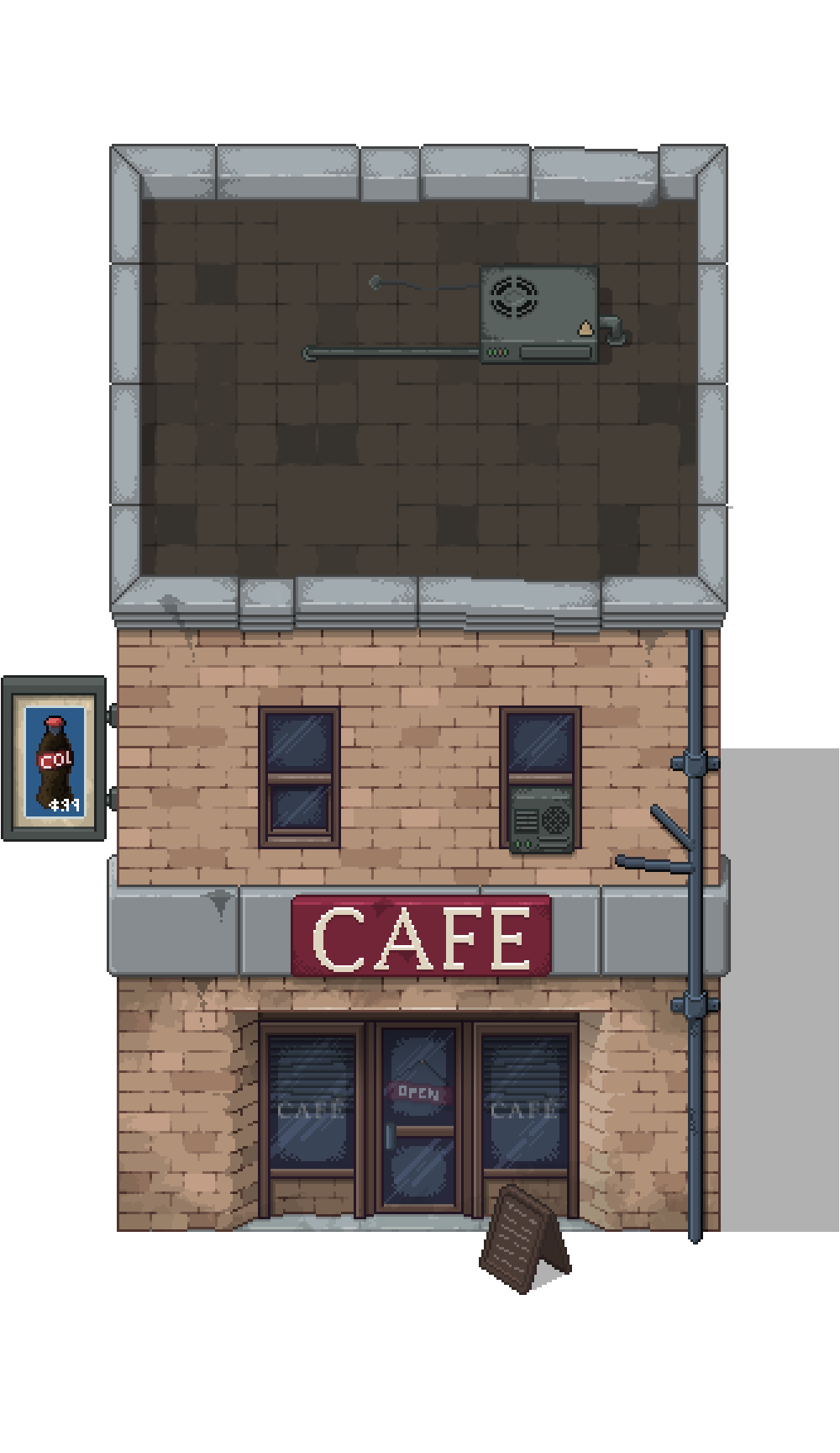 Cafe Sprites Cafe by TalGames on DeviantArt