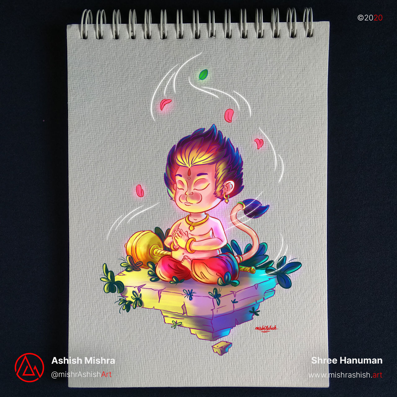 Shree Hanuman by mishrAshishArt on DeviantArt