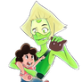 Peridot and Baby Steven