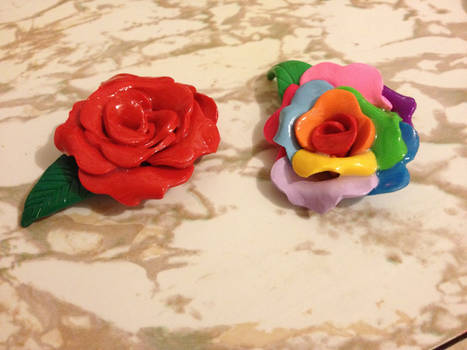 Polymer Clay Roses