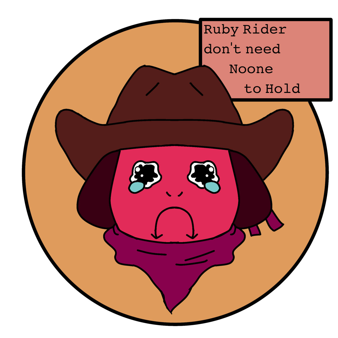 Ruby Rider Person Ruby Rider sticker by PhantomDimGrim on DeviantArt