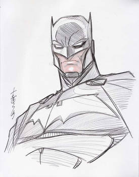 Batman head sketch