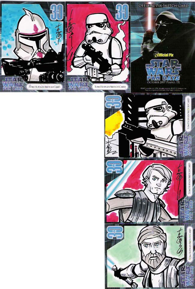 Star Wars Fan Days cards