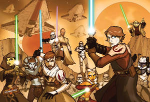 SWCV Clone Wars Poster HEROES