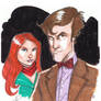 The 11th Doctor and Amy Pond