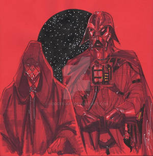 Emperor Palpatine and Dark Lord Vader