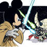 Jedi Mickey vs General Stitch