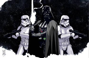 Vader and Troopers