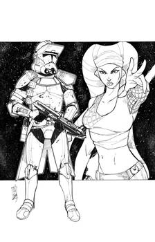 Commanders and Generals: Bly and Aayla Inked