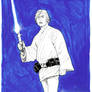 Luke Skywalker inked