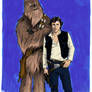 Han and Chewie color