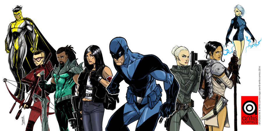 Antiis Comics: Phase One by Hodges-Art