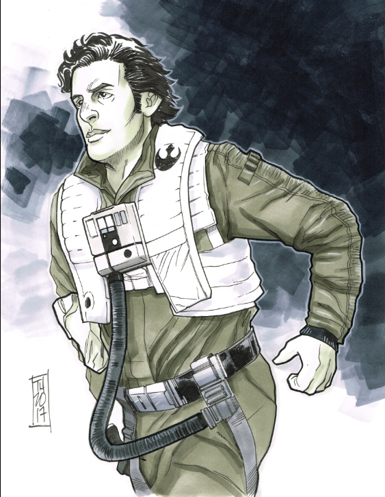 Poe Dameron by Hodges-Art