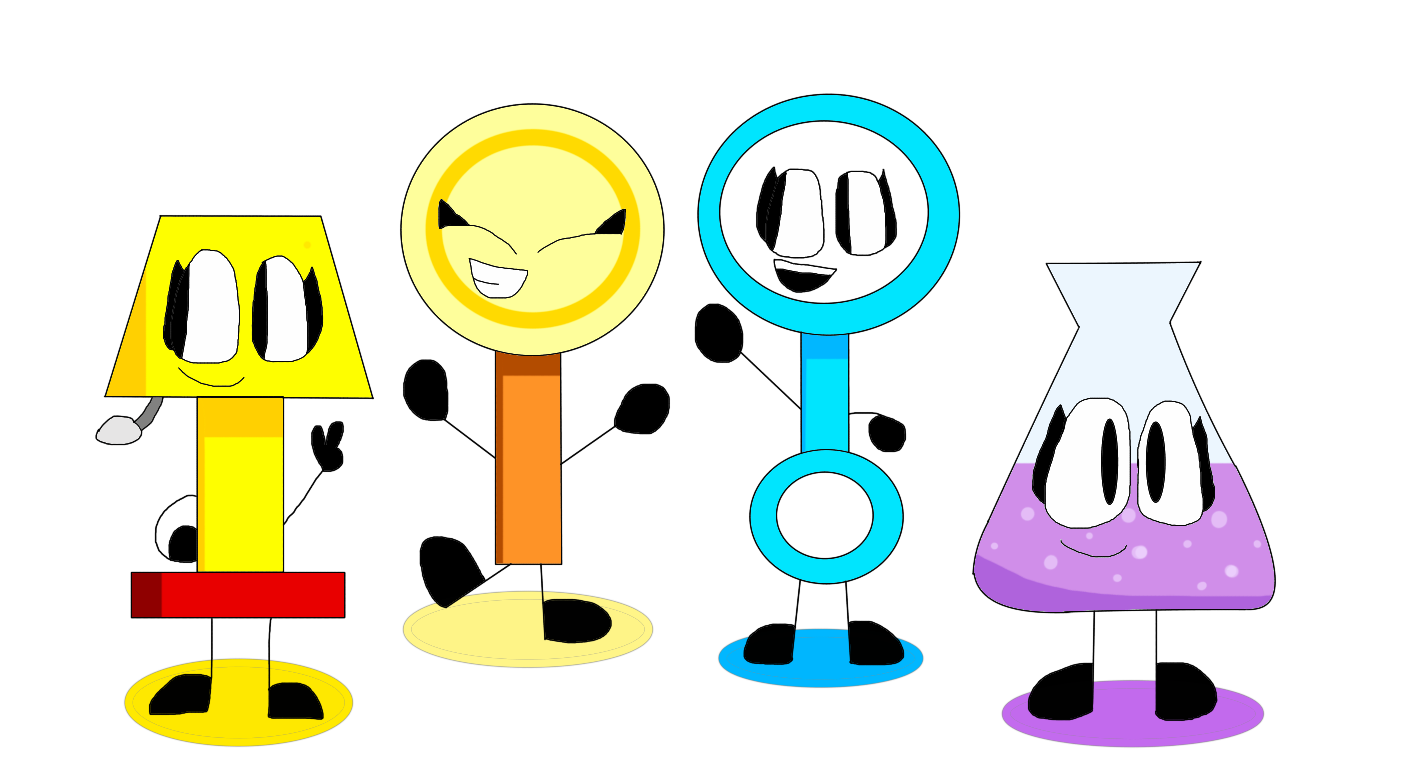 Floor Lamp and her friends by LumiDreamer on DeviantArt