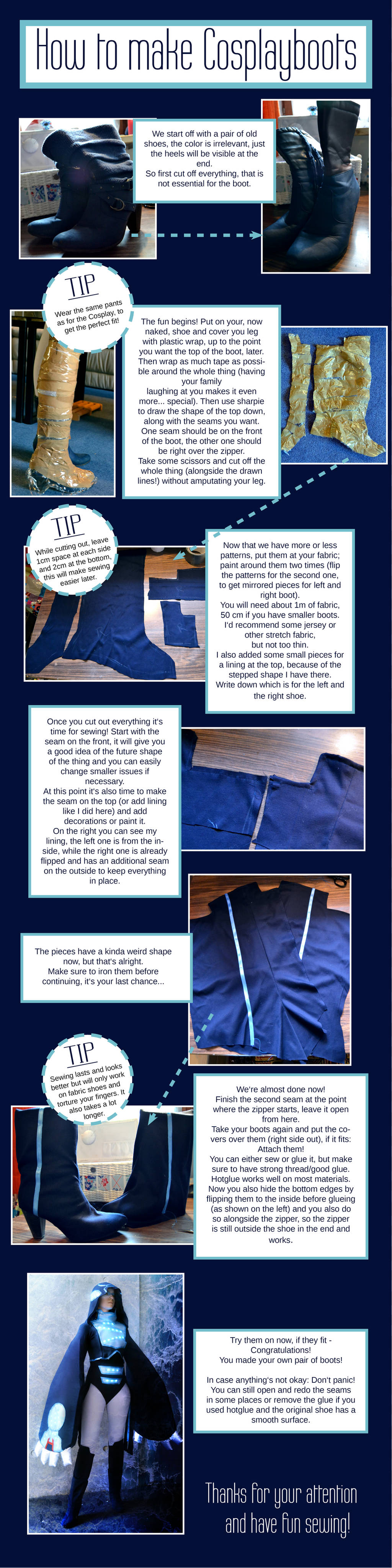 Cosplay Boots Tutorial by Cita-la-Star