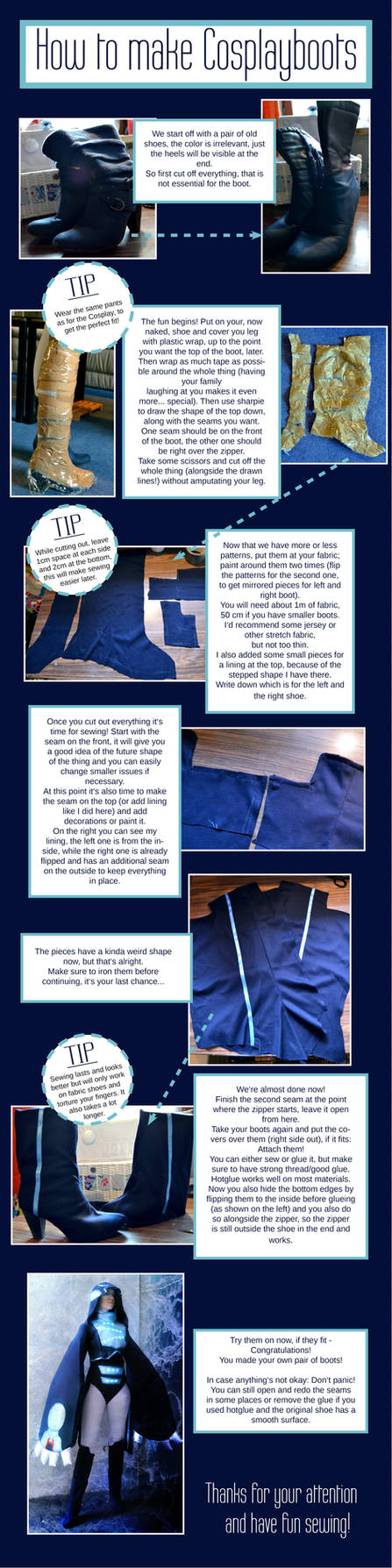 Cosplay Boots Tutorial by Cita-la-Star