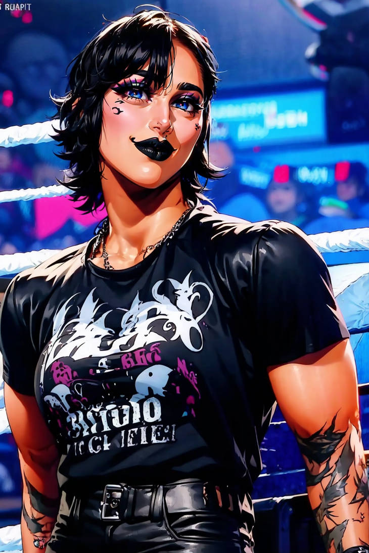 Stance Rhea Ripley Rhea Ripley by Wespion9 on DeviantArt