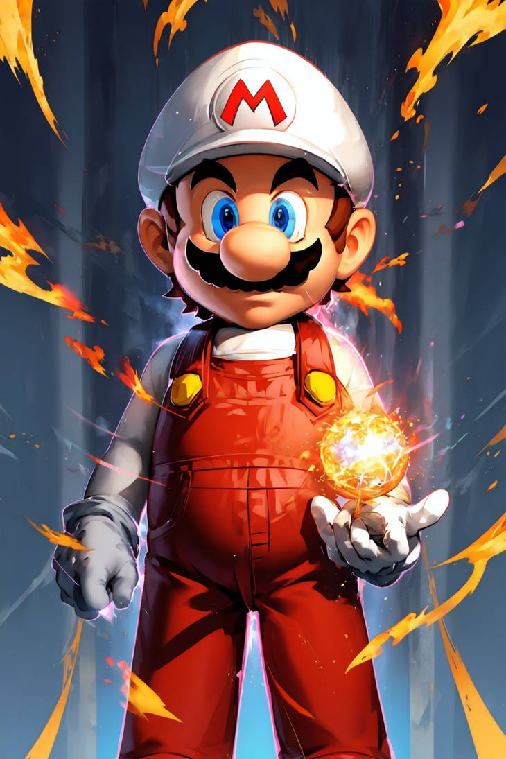Big Fire Mario Fire Mario by Wespion9 on DeviantArt